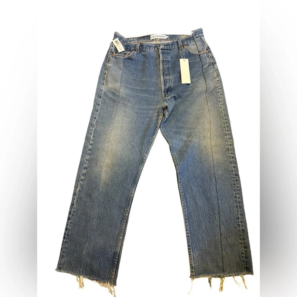 NWT EB Denim OG Reinvented Shifted Segments Asymmetrical Waist 29 - Picture 2 of 13